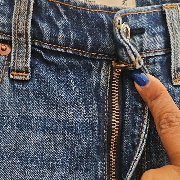 Women's Blue High-Rise Skinny  Jeans - Picture 3 of 16